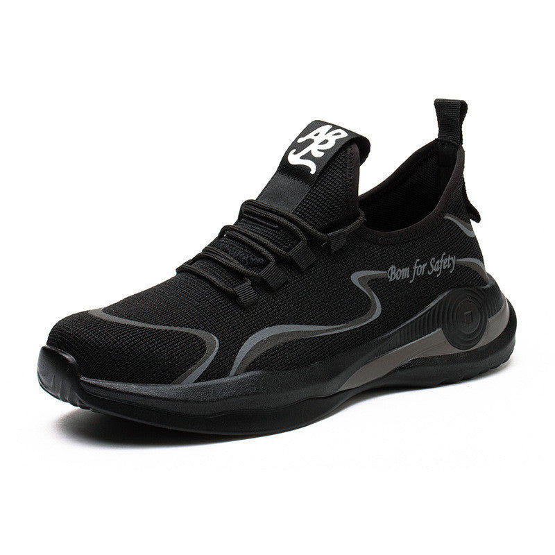 Men Safety Shoes Anti-Puncture Working Sneaker Work Shoes Lightweight