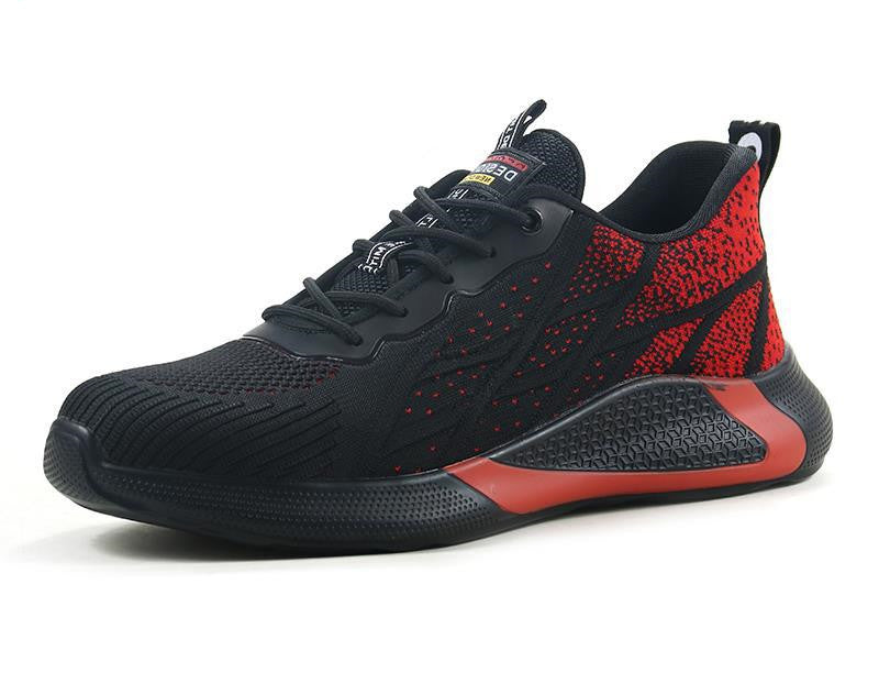 Men Safety Shoes Anti-Puncture Working Sneaker Work Shoes Lightweight