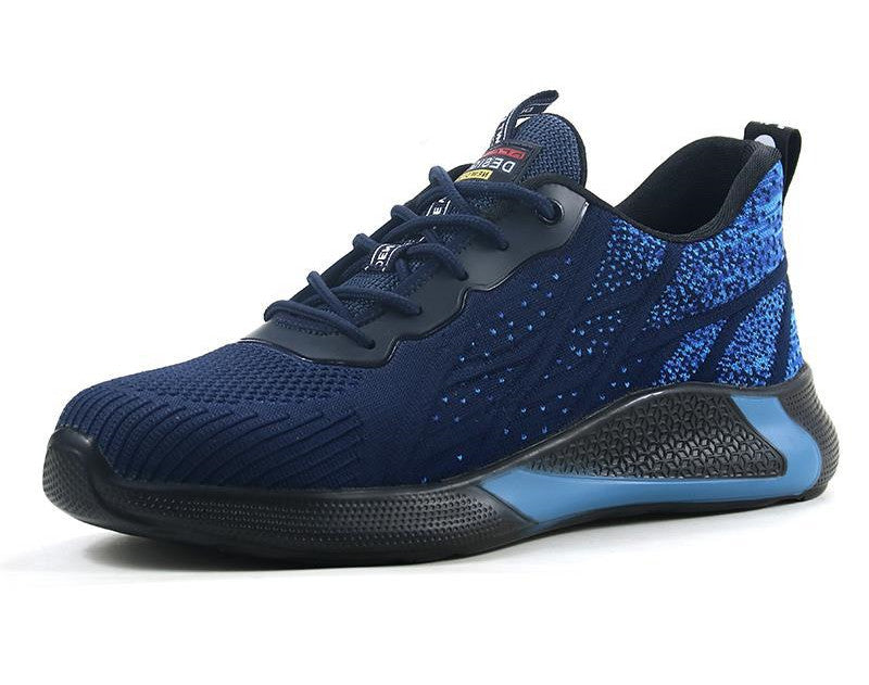 Men Safety Shoes Anti-Puncture Working Sneaker Work Shoes Lightweight