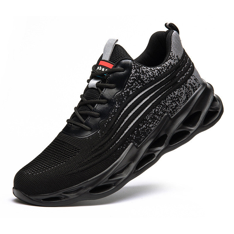 Men Safety Shoes Anti-Puncture Working Sneaker Work Shoes Lightweight