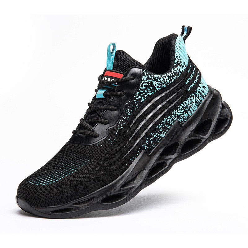 Men Safety Shoes Anti-Puncture Working Sneaker Work Shoes Lightweight