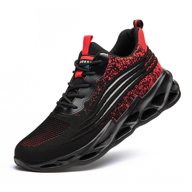Men Safety Shoes Anti-Puncture Working Sneaker Work Shoes Lightweight