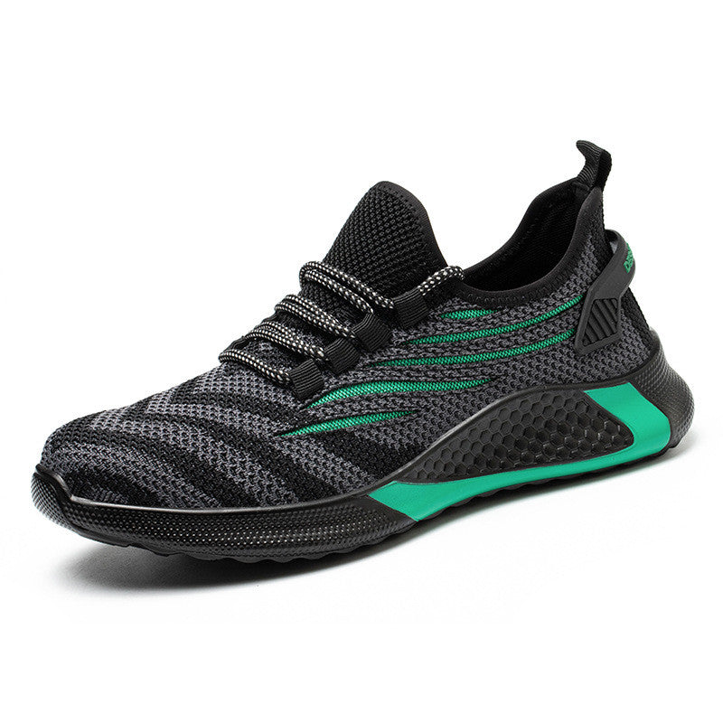 Men Safety Shoes Anti-Puncture Working Sneaker Work Shoes Lightweight
