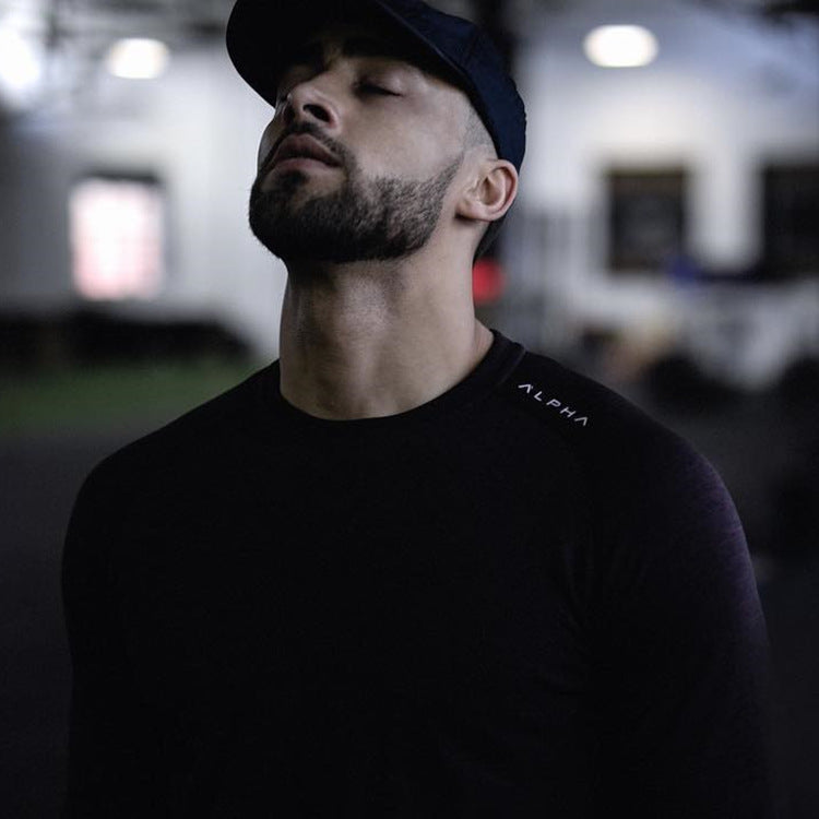 Men Sleeves T-Shirts Mesh Breathable Gyms Fitness Sports Clothes