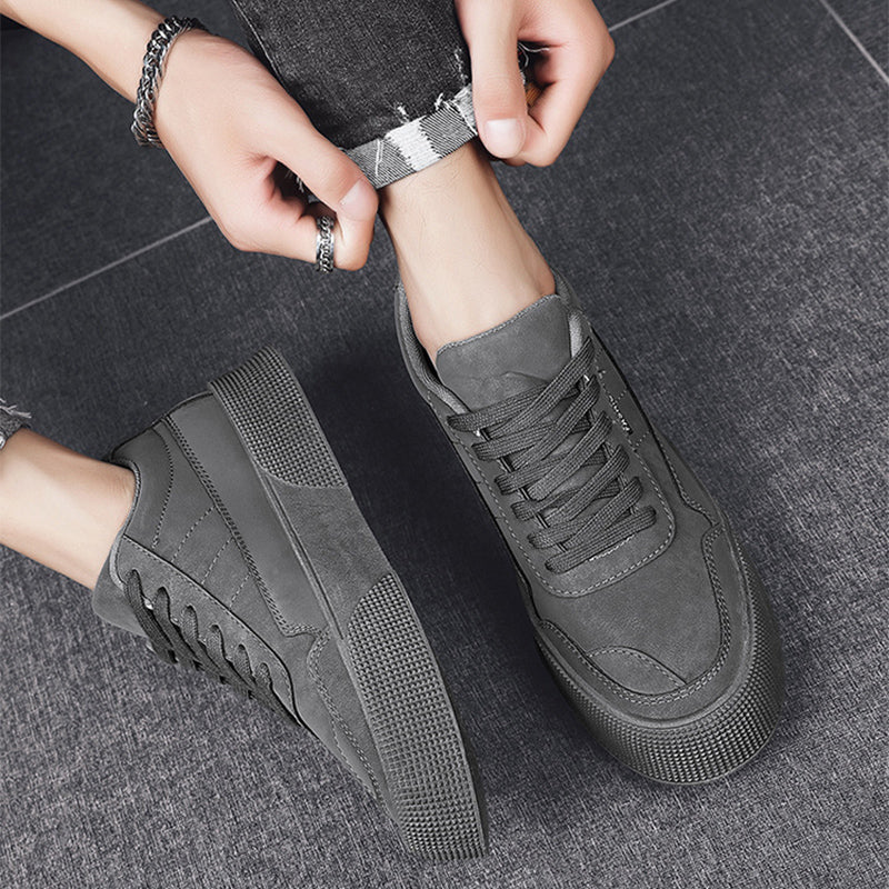 Men’s Breathable Casual Sneakers – Thick Sole