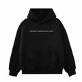 No Fear No Hate Statement Hoodie – Slim Fit Graphic Pullover